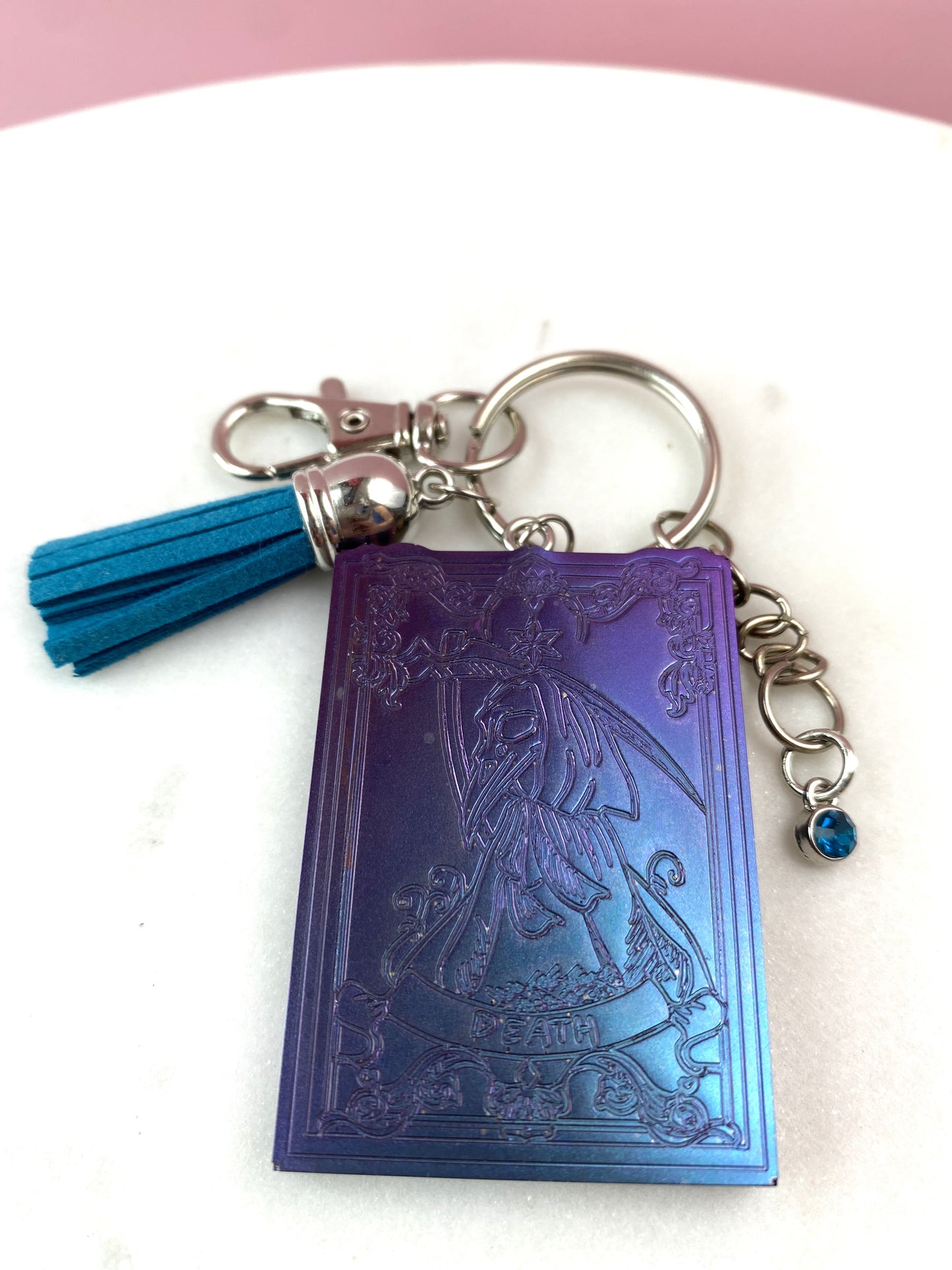 Tarot Card Keychain | Death | Handmade Accessories