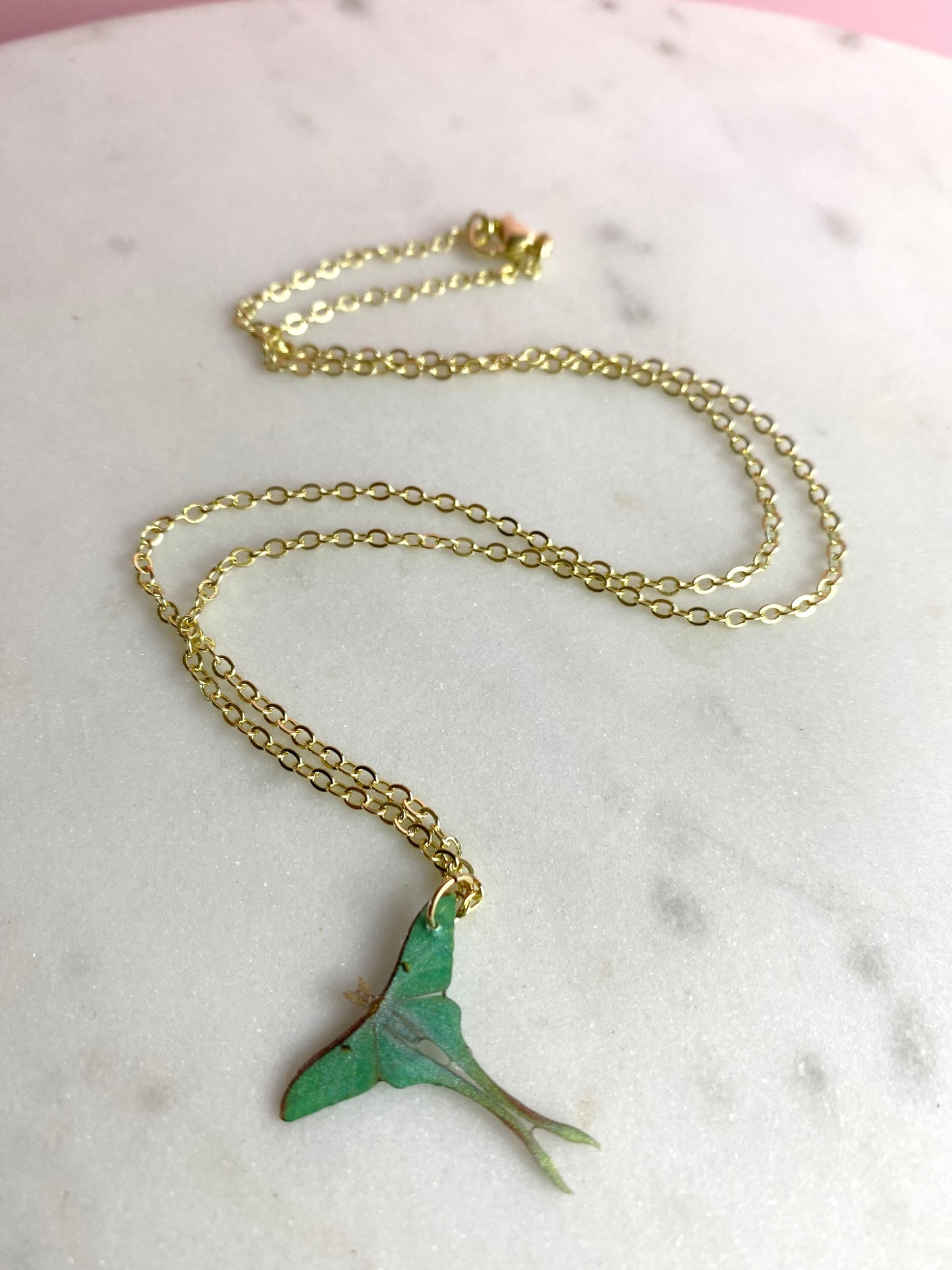 Luna Moth Necklace | Handmade Jewelry