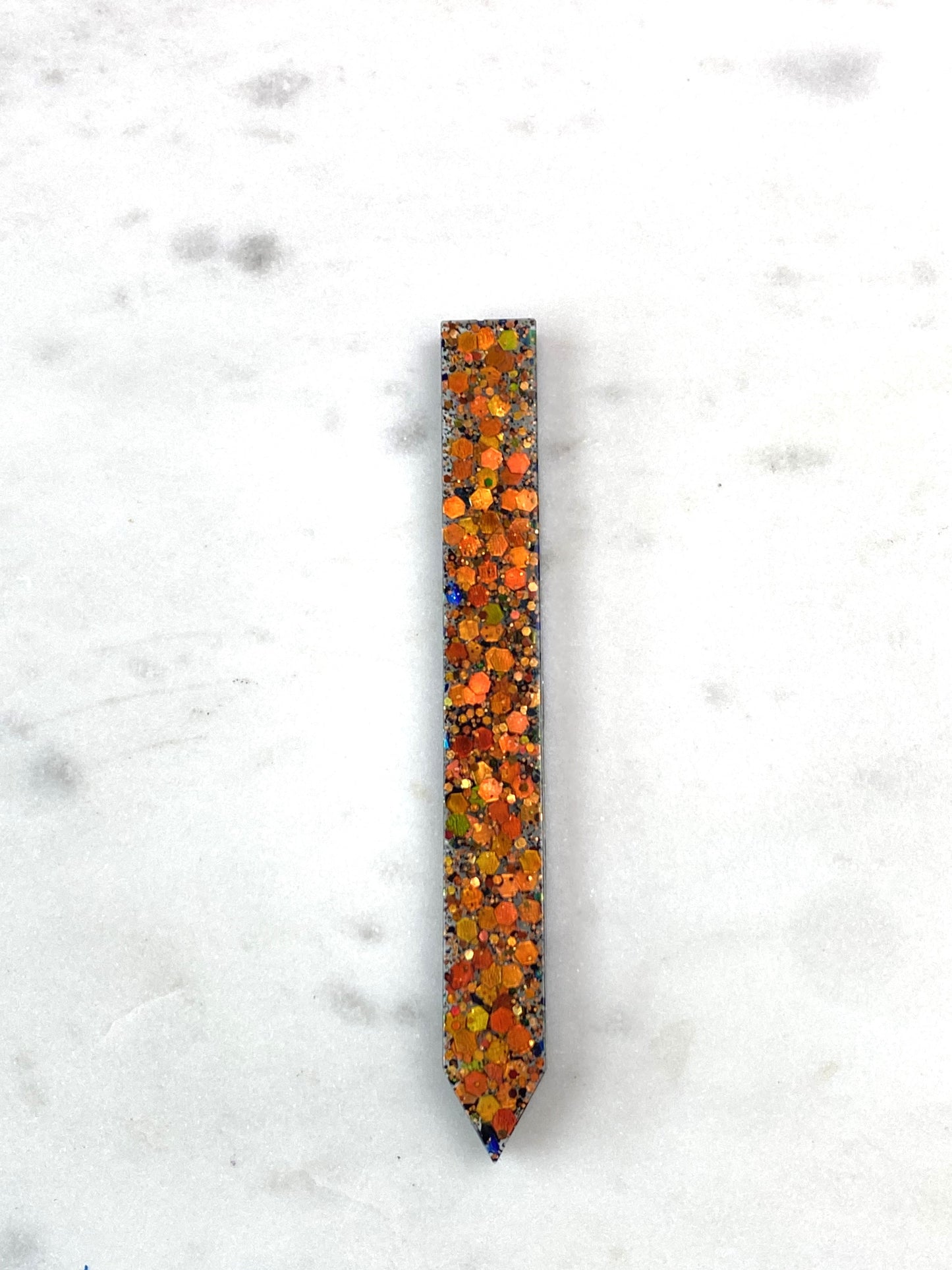 Plant Marker | Black Cherry Glitter Stake | Handmade Garden Décor