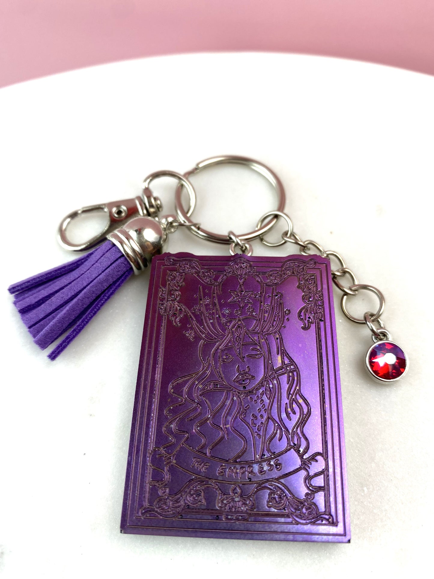 Tarot Card Keychain | The Empress | Handmade Accessories