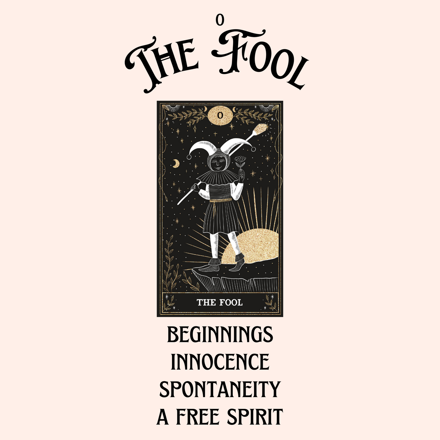 Tarot Card Keychain | The Fool | Handmade Accessories